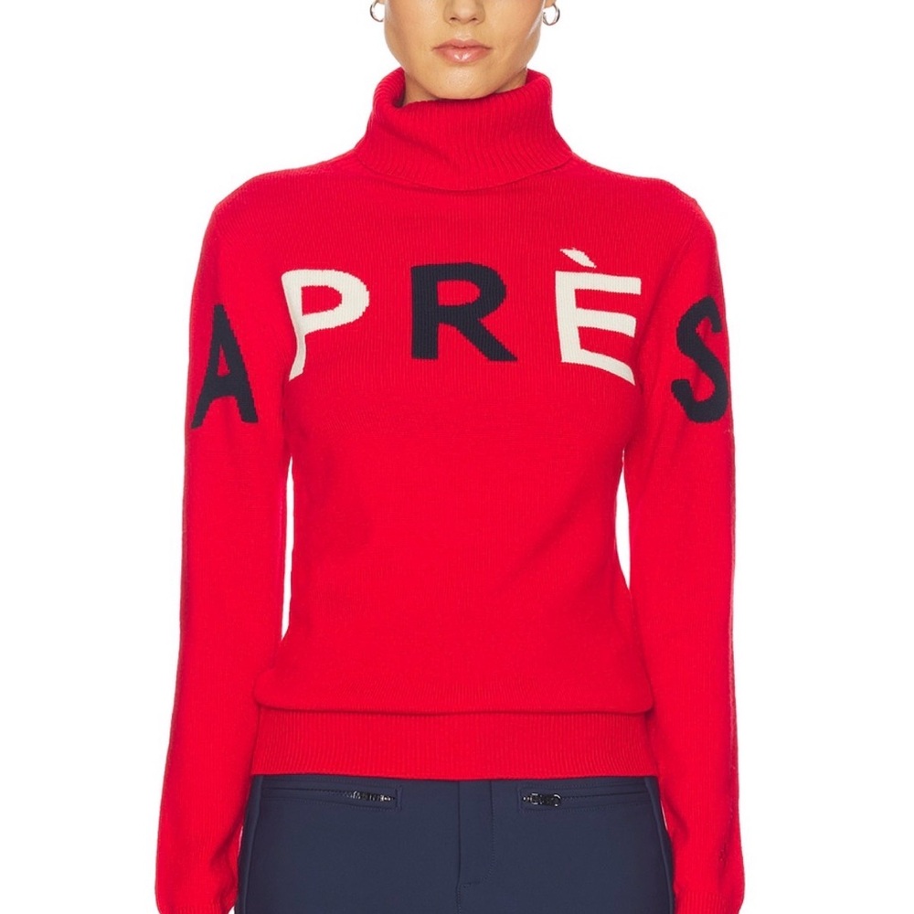 Perfect Moment Red Après Turtleneck Sweater